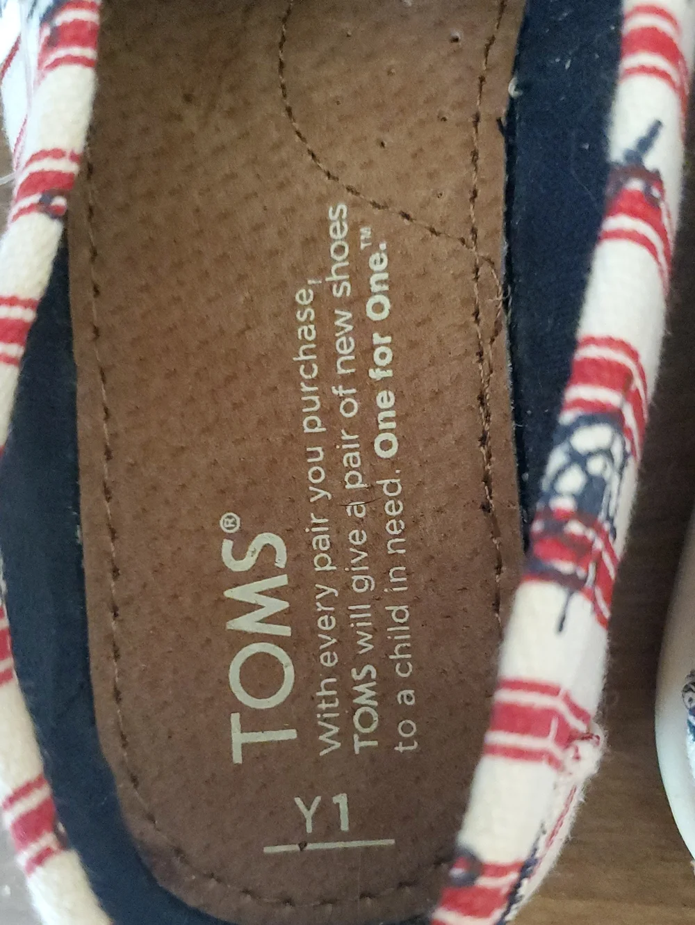 Nautical Stripe Slip-On Shoes with Anchors